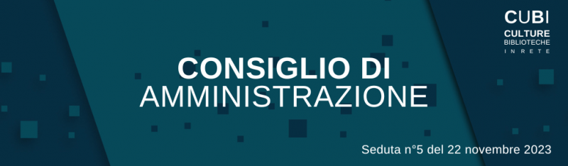 Seduta CdA CUBI 22 novembre 2023